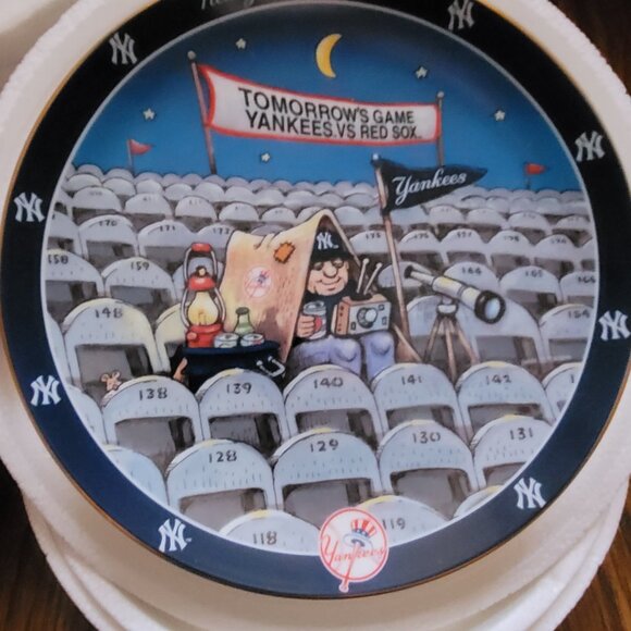 LIMITED ED DANBURY MINT THE ULTIMATE NY YANKEES FAN COLLECTOR'S PLATE SET 6 of 8 - Picture 14 of 15
